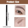 1 PCS Eyebrow Pencil, Double Ended Precision Waterproof Brow Pen,