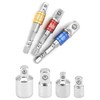 QWORK® 7pcs Impact Socket Adaptor Set, 1/4", 1/2", 3/8" Socket
