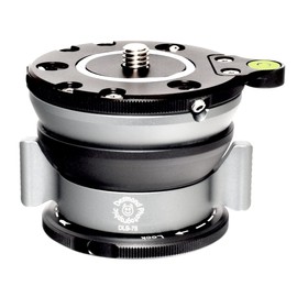 Desmond DLB-75 75mm Leveling Base for Tripod w Easy Grip Butterfly Lock Collar 50lb Max Load +/-15° Tilt