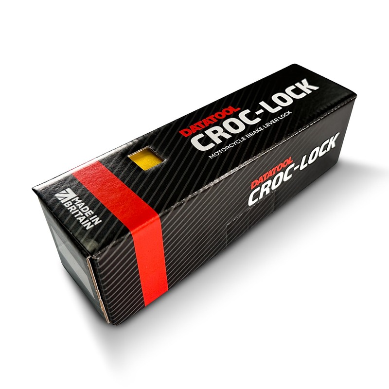 Datatool Croc Lock - Visible Theft Deterrent for Scooters, Motorcycles,