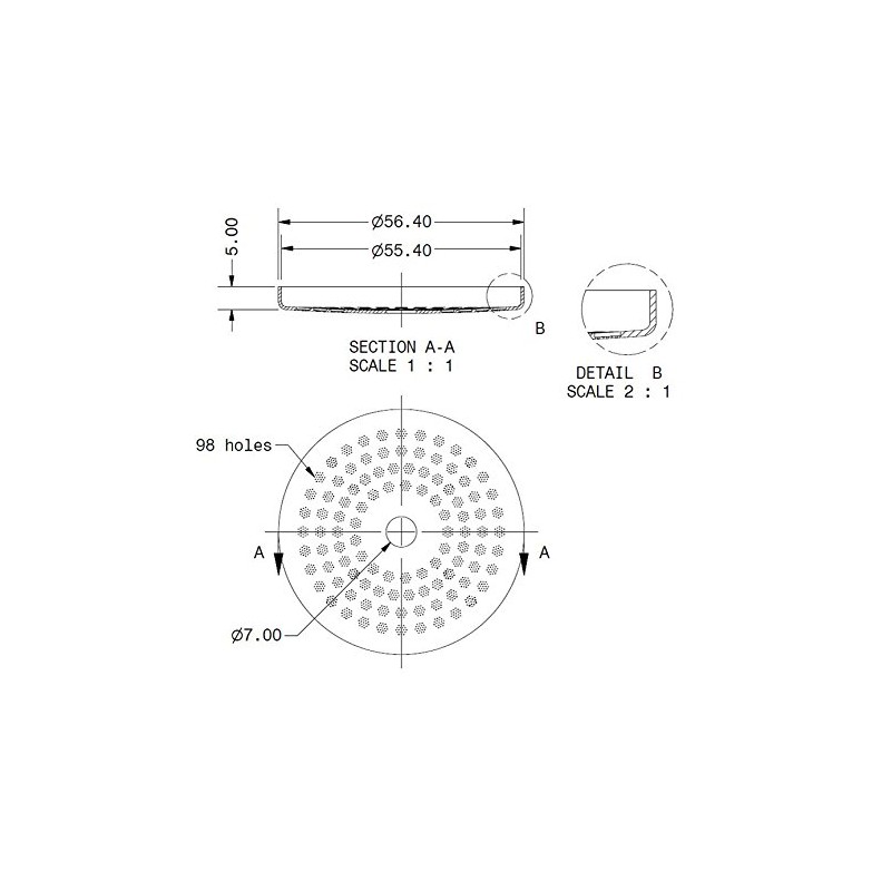 IMS Competition Precision Shower Screen for La Marzocco MA 200