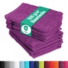 Pack of 10 Wash Mitts, 15 x 21 cm, 100%