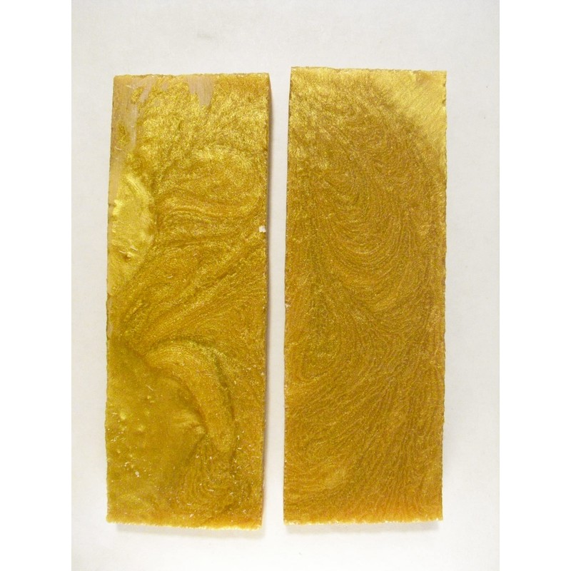 Gold Pearl Knife Scale Sets