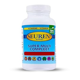 Seuren Nutrients | Super Multi Compleet | Multivitamins | 30 Tablets Men & Women | Gluten Free | Lactose Free | Sugar Free (100% Natural) high dose multivitamins