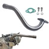 JOIQEXJ 212 Exhaust Header Pipe for Predator 196cc 212cc GX160
