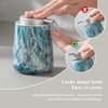 Enra Ceramic Hand Soap Dispenser,12 oz Blue Lotion Dispenser Bathroom
