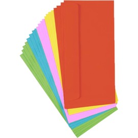 Coloured Envelopes DIN Long Envelopes (Pack of 5 x 20)