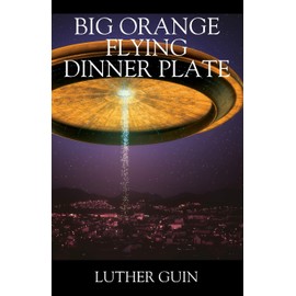 Big Orange Flying Dinner Plate