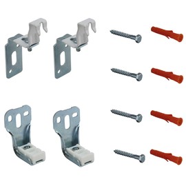 Jabema 2x Radiator Mounting without Bracket, Wall Bracket Radiator Console, Radiator Bracket Mounting Bracket