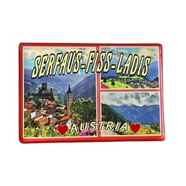 Serfaus-Fiss-Ladis Magnet Austria Souvenir Serfaus-Fiss-Ladis Souvenir Tyrol Fridge Magnet Austria