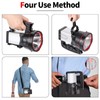 Vanvale Superbright LED Handheld Searchlight Tactical Waterproof Spotlight High Power