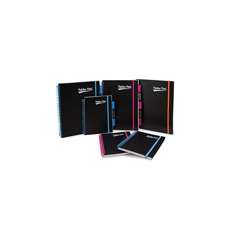 Pukka Pads 7665-PPN A5 Neon Project Book (Pack of 3)