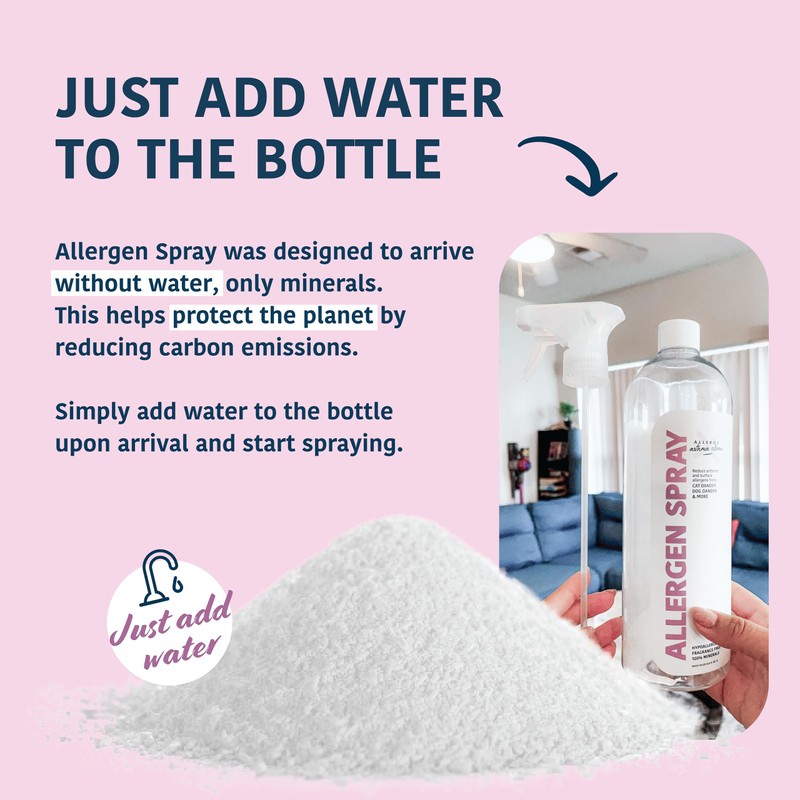 Allergy Asthma Clean Allergen Spray, Pets, Dust Allergies & More,