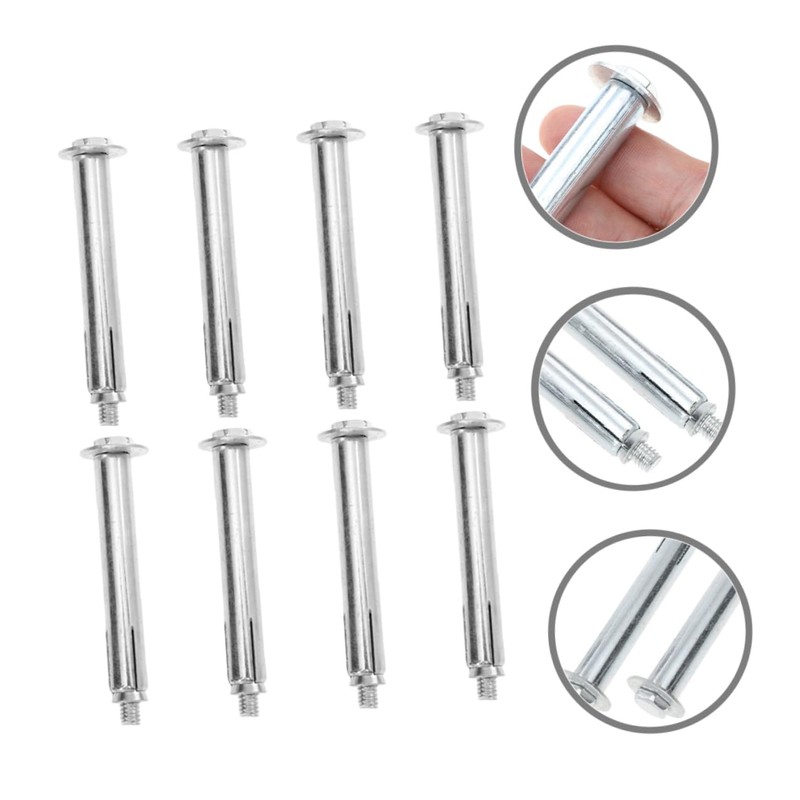ULTECHNOVO 8pcs Expansion Bolts for Speed Bumps Anchors for Parking