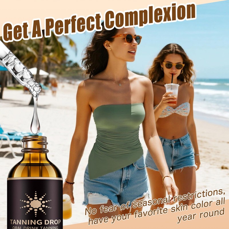 Tanning Drops To Drink Made with Natural Ingredients