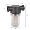 Water Pump Strainer Filter 1/2 Inch Female NPT in-Line Twist-On