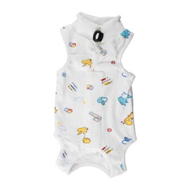 Tabanzhe Cat Surgery Recovery Suit-Breathable Kitten Onesie Bodysuit Soft Comfortable Anti Licking Cat Spay Recovery Wound Protector Suit for Cats After Surgery(M/Style B)