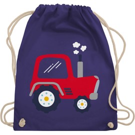 Shirtracer - Gym Bag Backpack - Children's Tractor, 15 Purple, Unit size