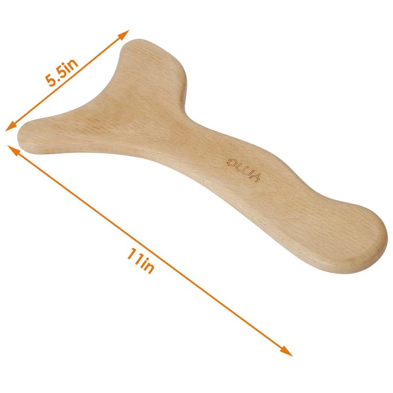 Wood Therapy Massage Tool Lymphatic Drainage Paddle Wooden Scraping Tools