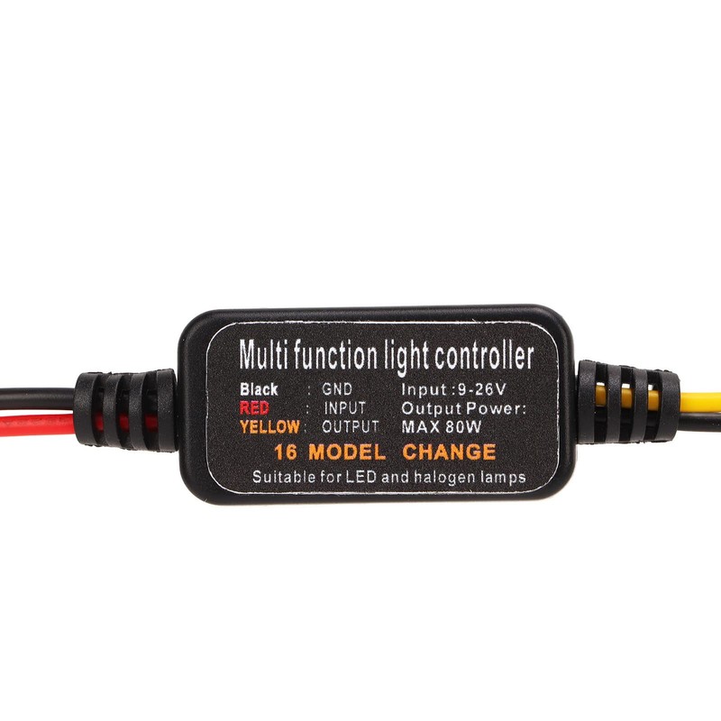 Brake Light Flasher Strobe Controller, Pack of 4 DC 9-26V