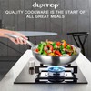 Duxtop Professional Stainless Steel Fry Pan, Induction Ready Cookware with