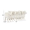 Creative Co-Op Resin Sheep Planter with Distressed Finish, White