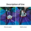 Purple Umbrella Hats - 27" Diameter, Hands Free Fishing Umbrella