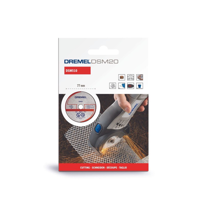 Dremel DSM510 Multifunctional Cutting Disc Multipack, Accessory Set with 3
