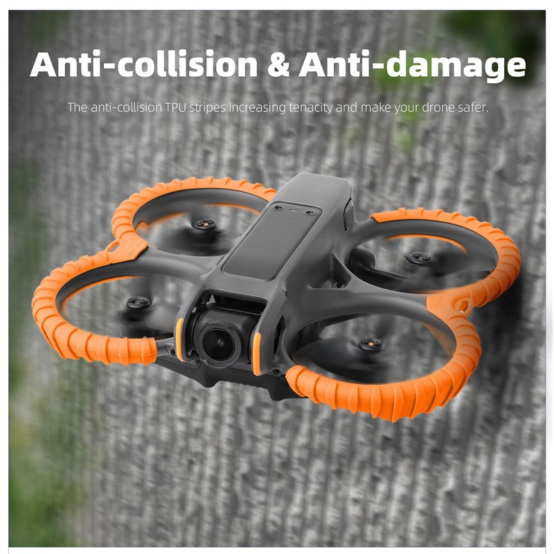 Generic Propeller Guard Protector for DJI Avata 2,Anti-Collision Prop Bumper