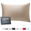 HandSun 100% Mulberry Silk Pillowcase, Breathable Silk Pillowcase for Hair