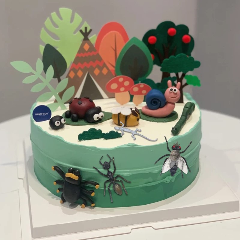 Spider fondant mold set of 8