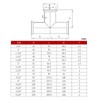 Triple Clamp Tee 3 Way 304 Stainless Steel Hose Pipe