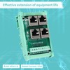 4 Way Buss Board, Rj45 8p8c Jack Breakout Board 0.5a
