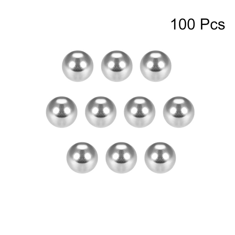 sourcing map 100pcs 5/32 Inch Precision Chrome Steel Bearing Balls