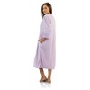 Casual Nights Womens Zipper Front Jacquard Fleece Long Robe Duster,