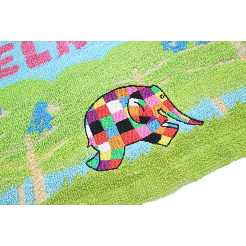 Marushin 55650000000 Carry Towel, Hand Towel, Elephant Elmer's Ichichi, 11.8