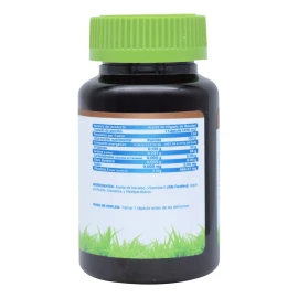Aceite De Higado Bacalao 120 Cápsulas Vidanat Sabor Sin sabor