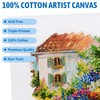 FIXSMITH Canvas Boards for Painting 11x14 Inch, Super Value 12