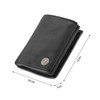 Cas8 MATS Men's Wallet Portrait Format, 100% Leather Wallet with