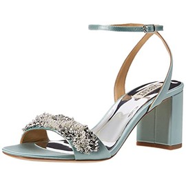 Badgley Mischka Women's Clara Heeled Sandal, Blue Radiance, 8.5