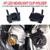 Riloer 2pcs H7 LED Headlight Bulb Holder Adapter Focus Low