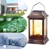 UBright Metal Solar Lantern Lights Outdoor Waterproof Hanging Solar Lights