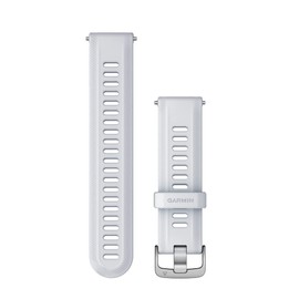 Garmin Replacement Band for Forerunner 955 White Silver [Genuine Japanese Product] Band Size 0.9 inches (22 mm)