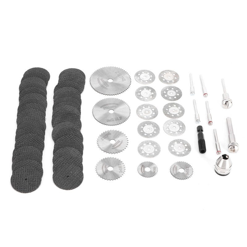 60Pcs/Set Cutting Disc Saw Blade Chuck Set for Electric Drill