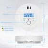 Carbon Monoxide Detector,Mini CO Alarm Detector with Digital LCD Display,LED