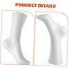 2pcs White Mannequin Foot Display Ankle Bracelet Shoe Sock Model