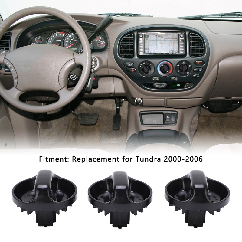 3pcs A/C Control Knob Air Condition Switch 59050C010 Replacement for