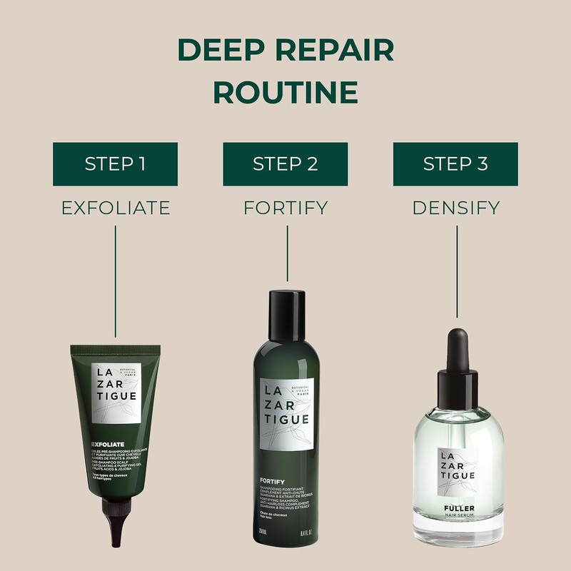 Lazartigue Thicker Serum I Frena la caída progresiva del cabello