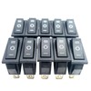 12 Pieces Rocker Switch 3 Pins 3 Position Latch On/Off/On