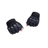 Tactical Half Finger PU Leather Gloves Airsoft Bike Cycling Gloves
